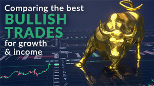 Comparing the Best Bullish Trades for Growth & Income
