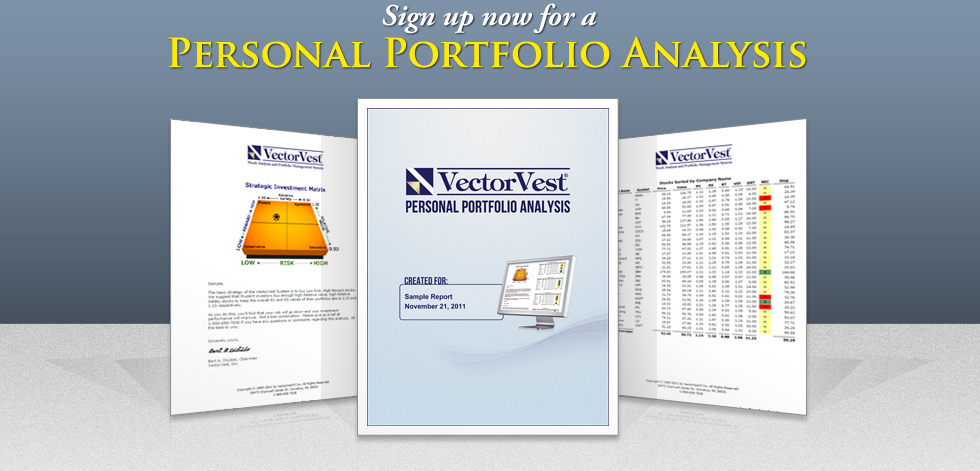 Sign Up Now for a Personal Portfolio Analysis