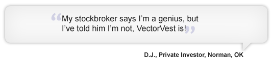 Why I choose VectorVest!