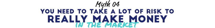 Myth 04: You Need to Take A Lot of Risk to Really Make Money in the Market
