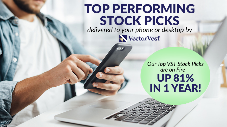 Top Performing Stock Picks Delivered to Your Phone or Desktop by VectorVest